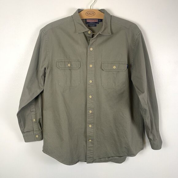 Vineyard Vines Men's Deckhand Button Up Canvas Shirt Shacket Size Large - Picture 1 of 8